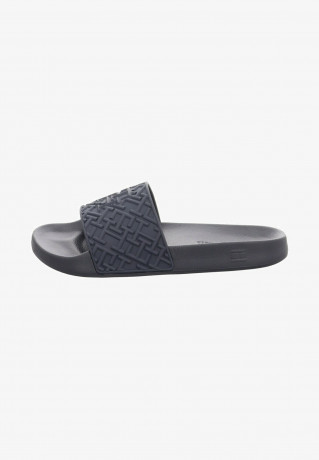 Tommy Hilfiger MONOGRAM  Pool slides space blue МОНОГРАММА Шлепанцы для бассейна космический синий