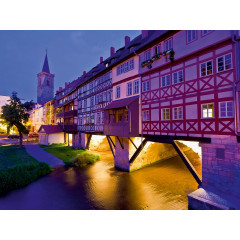 CALVENDO Puzzle CALVENDO Puzzle Kramerbrucke uber die Gera in Erfurt Пазл CALVENDO Puzzle Мост Крамера через Геру в Эрфурте
