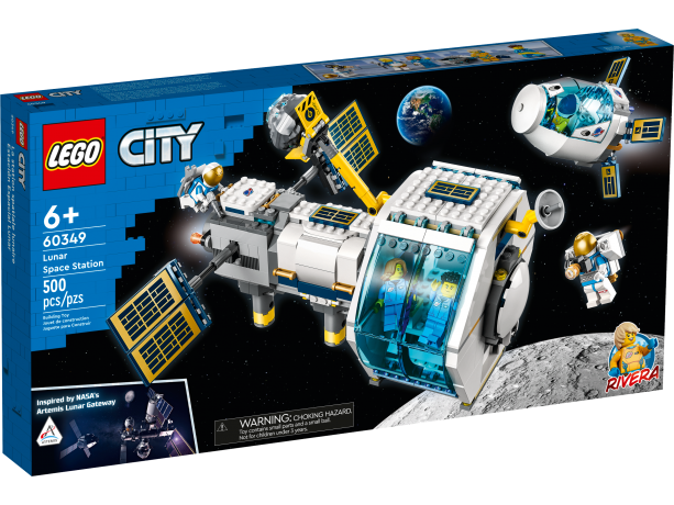 Lego Mond-Raumstation лунная космическая станция