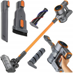 FAKIR FAKIR Akku-Hand-und Stielstaubsauger Inovator X 7269, 350 W, beutellos, 25,9V, HEPA, Elektrosaugburste, Tierhaarentfernung, LED Touch-Display  Беспроводной ручной и стержневой пылесос FAKIR Inovator X 7269, 350 Вт, без мешка, 25,9 В, HEPA, электриче