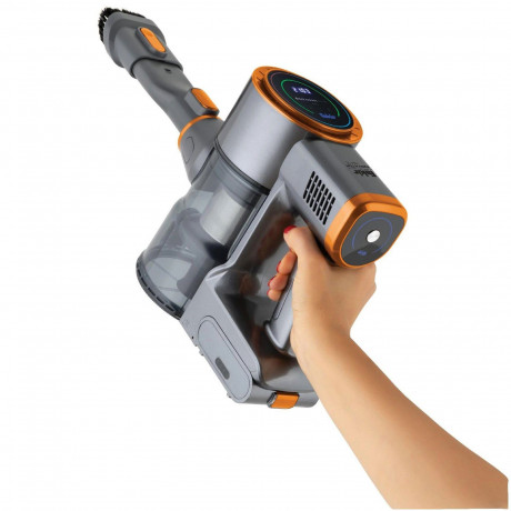 FAKIR FAKIR Akku-Hand-und Stielstaubsauger Inovator X 7269, 350 W, beutellos, 25,9V, HEPA, Elektrosaugburste, Tierhaarentfernung, LED Touch-Display Беспроводной ручной и стержневой пылесос FAKIR Inovator X 7269, 350 Вт, без мешка, 25,9 В, HEPA, электриче