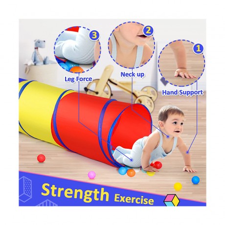 Vicabo Spieltunnel Kriechtunnel Spielzelte fur Kinder Игровой туннель Ползающий туннель Игровые палатки для детей