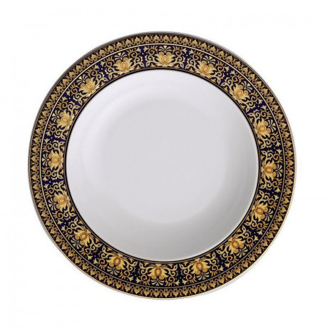 Rosenthal meets Versace Rosenthal Versace Medusa blue Suppenteller 22 cm Rosenthal Versace Medusa синяя тарелка 22 см