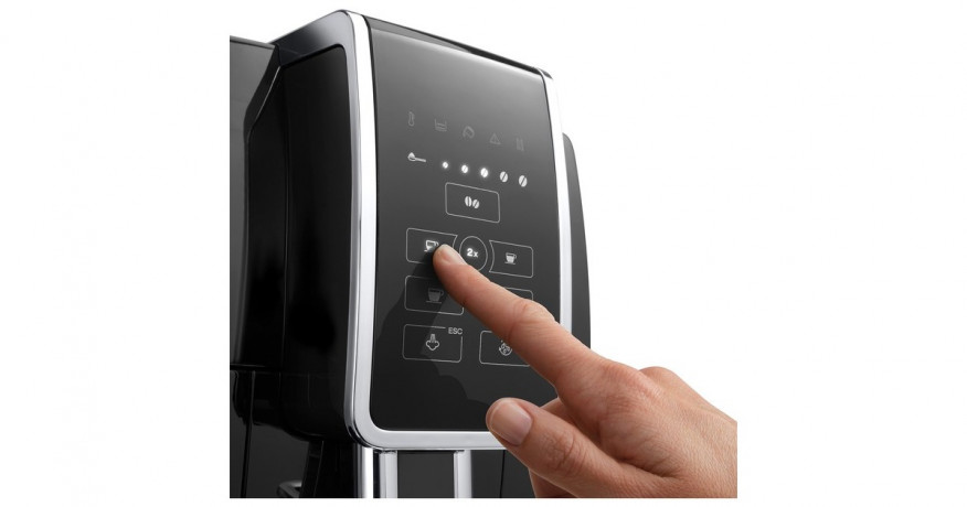 DeLonghi DeLonghi Dinamica ECAM 358.15.B , Vollautomat schwarz schwarz DeLonghi Dinamica ECAM 358.15.B, полностью автоматический, черный