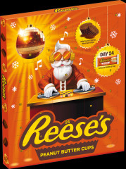 Reese's Peanut Butter Cups Adventskalender 2026 242 g, Reese's адвент-календарь 2026 с шоколадными чашечками и арахисовой пастой, 24 порции, 242 г