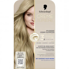 Schwarzkopf Creme Supreme Pflegende Coloration 9-16 Helles Kuehles Blond, 1 St., Schwarzkopf Creme Supreme стойкая крем-краска для волос 9-16 Светлый холодный блонд, 1 шт.