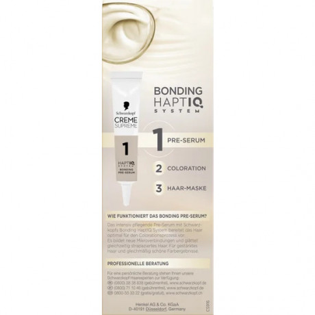 Schwarzkopf Creme Supreme Pflegende Coloration 9-16 Helles Kuehles Blond, 1 St., Schwarzkopf Creme Supreme стойкая крем-краска для волос 9-16 Светлый холодный блонд, 1 шт.
