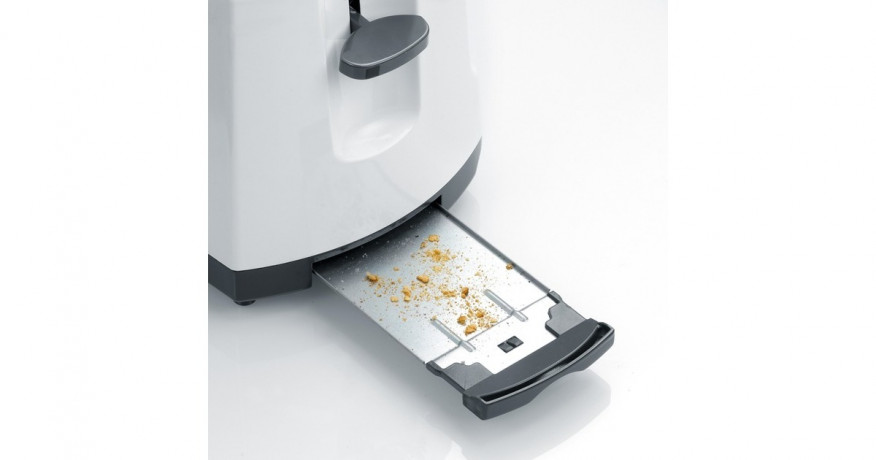 Severin Severin Automatik-Langschlitztoaster AT 2234 weiss/grau, 1.400 Watt, fur 4 Scheiben Toast weiss/grau Автоматический тостер Severin с длинными слотами AT 2234 белый/серый, 1400 Вт, на 4 ломтика тостов