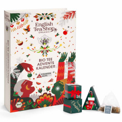 English Tea Shop Bio Tea Book 2026, чайный адвент-календарь-книга, 52 г
