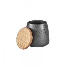 Bitz Bitz Gastro black Vorratsdose mit Deckel h: 12 cm / d: 9 cm Черная банка для хранения Bitz Gastro с крышкой В: 12 см / Г: 9 см