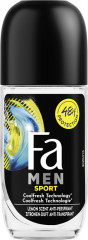 Fa Fresh Sport Deo Roll-on 50 ml, Шариковый дезодорант-антиперспирант FA Fresh Sport с ароматом зелёных цитрусовых, 50 мл
