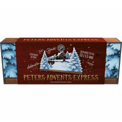 Peters Diorama Adventskalener 2026 'Adventsexpress', Адвент-календарь 2026 Peters Adventsexpress с шоколадными конфетами и зимней диорамой, 300 г