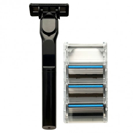 SHAVEMEBABY Set: Designgriff mit 4 Klingen Комплект: дизайнерская ручка с 4 лезвиями