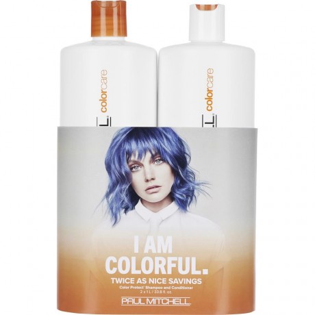 Paul Mitchell (Поль Митчелл) Color Care Save On Duo, Color Protect Daily Shampoo Шампунь против перхоти 1000 мл + Daily Conditioner1000 мл / 1 шт.
