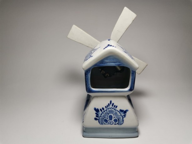 Delft Делфтский фарфор Коллекционная музыкальная статуэтка "Мельница", 20см х 9см х 8,5см