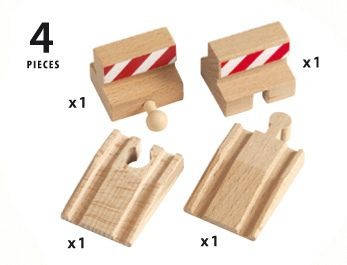 BRIO Rampen Prell-Bock Pack Пакет Ramps Bounce-Bock