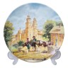 Furstenberg, Коллекционная Тарелка, ограниченный тираж, репродукция картины Герберта Изенберга "В монастыре", 20см, Германия 1989г.