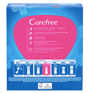 Carefree Slipeinlage Cotton Feel Flexiform ohne Duft 56 St, Карефри Ежедневные прокладки с хлопком Флексиформ 56шт, 2 упаковки (112шт)