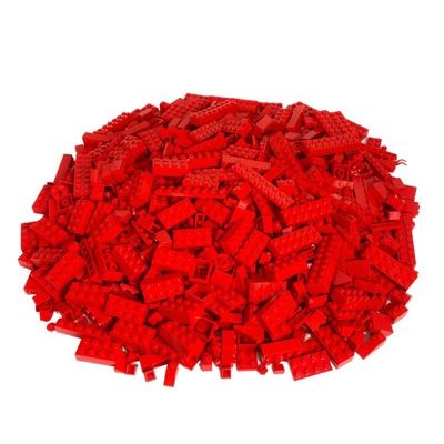LEGO LEGO Steine gemischt Rot - 250 Stuck - Red bricks mix Кирпичи LEGO смешанные красные - 250 штук - Смесь красных кирпичей
