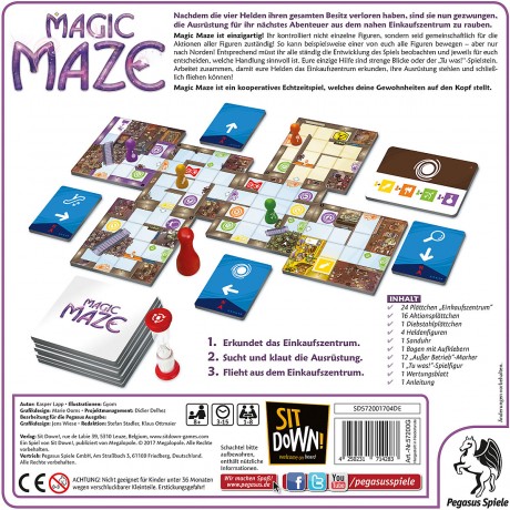 Pegasus Spiele Magic Maze волшебный лабиринт