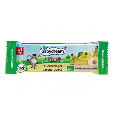 babydream Minis Bio Фруктовый Батончик Banane-Quitte 25 г
