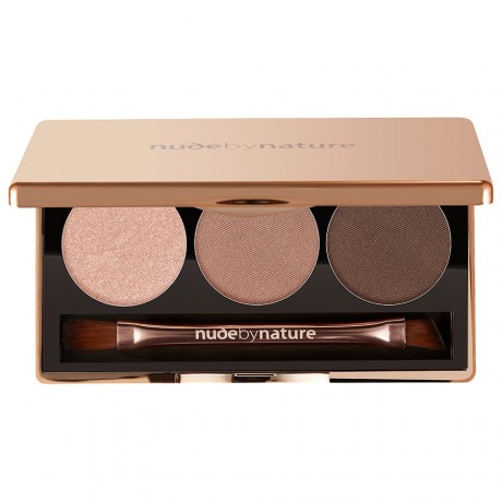 Nude by Nature Eyeshadow Trio Lidschatten Lidschatten, 1 шт.