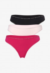 Tommy Hilfiger STRINGS 3 PACK Thong pink /marine STRINGS 3 НАБОР стринги розовый/темно-синий