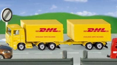 SIKU SIKU 1694 LKW mit Anhanger DHL Грузовик SIKU 1694 с прицепом DHL