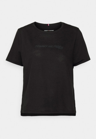 Tommy Hilfiger PERFORMANCE TEE Sports T-shirt black PERFORMANCE TEE Спортивная футболка черный