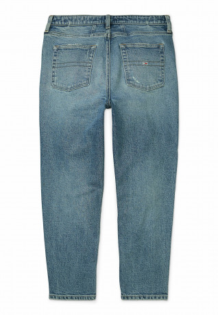 Tommy Hilfiger ADAPTIVE MOM ULTRA HIGH RISE DISTRESSED Straight leg jeans medium wash ADAPTIVE MOM ULTRA HIGH RISE DISTRESSS Джинсы прямого кроя средняя стирка