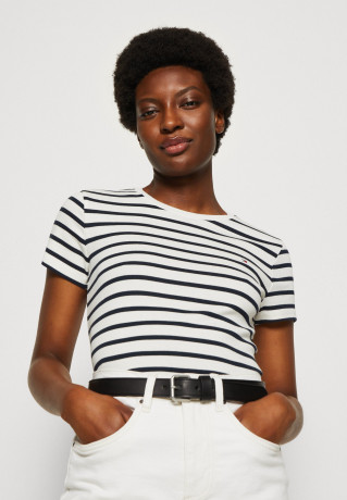 Tommy Hilfiger SLIM CODY  Print T-shirt white/desert sky SLIM CODY Футболка с принтом белое/пустынное небо