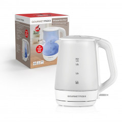 GOURMETmaxx GOURMETmaxx Wasserkocher Glas mit Frostglas-Design 1,7 L, 1.7 l, 2200,00 W  Чайник GOURMETmaxx с дизайном матового стекла 1,7 л, 1,7 л, 2200,00 Вт