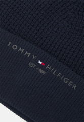 Tommy Hilfiger HORIZON BEANIE UNISEX Beanie space blue HORIZON ШАПКА УНИСЕКС Шапочка космический синий