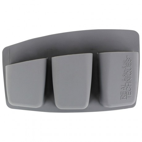 Real Techniques 3 Pocket Expert Organizer - Grau Make-up Accessoires Pinselreiniger & Tools, 1 шт.