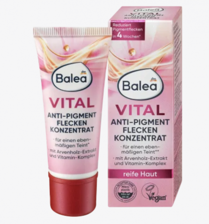 Balea Anti Pigmentflecken Konzentrat Vital, 20 ml Балеа Концентрат против пигментных пятен Витал, 20 мл