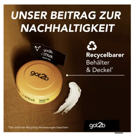 got2b iStyler Texture Clay Текстурная глина iStyler матовая, 75мл
