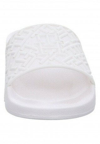 Tommy Hilfiger MONOGRAM  Pool slides feather white МОНОГРАММА Шлепанцы для бассейна перо белое