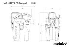 metabo metabo Nass-Trocken-Sauger Akku-Sauger  Пылесос для влажной и сухой уборки Metabo беспроводной пылесос