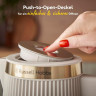 Russell Hobbs Wasserkocher, 1,7L, 2400W,  26751-70, Bronte Stone, Электрический чайник объёмом 1,7 л, пластик, мощностью 2400 Вт, с автоотключением, крем, кремовый