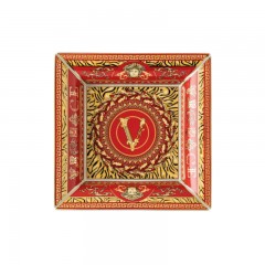Rosenthal meets Versace Rosenthal Versace Virtus Holiday Schale quadratisch 18 cm Rosenthal Versace Virtus Праздничная чаша квадратная 18 см