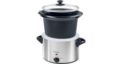 Bestron Bestron Slow Cooker ASC350, Multikocher edelstahl/schwarz  edelstahl/schwarz Bestron Slow Cooker ASC350, мультиварка нержавеющая сталь/черный