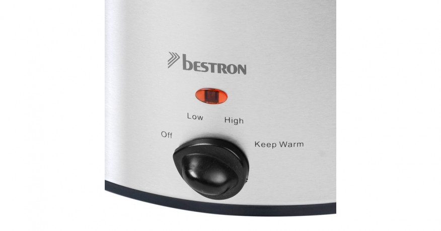 Bestron Bestron Slow Cooker ASC350, Multikocher edelstahl/schwarz edelstahl/schwarz Bestron Slow Cooker ASC350, мультиварка нержавеющая сталь/черный