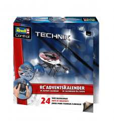 Revell RC Helicopter 01062 Adventskalender 2026, 24 Bauetappen, Revell Адвент-календарь 2026 с радиоуправляемым вертолётом, 24 этапа сборки, от 8 лет
