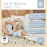 bieco Greifling Holz Natur mit Silikon Kugeln Baby Beissring 7cm Greifring 0 M Beissringe Клатча из натурального дерева с силиконовыми шариками Детское прорезыватель для зубов 7см Захватывающее кольцо 0 М Прорезыватель для зубов