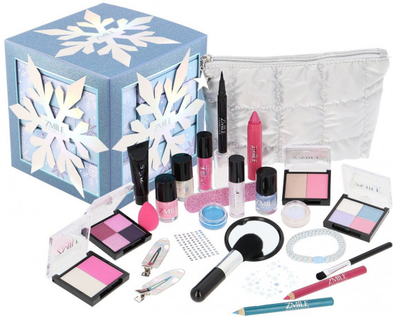 Zmile Cosmetics Snowflake Puzzle Frosty White Adventskalender 2026, 24 Boxen und Kosmetiktasche, Zmile Cosmetics Бьюти-адвент-календарь Snowflake Puzzle Frosty White 2026, 24 коробочки и отдельная косметичка