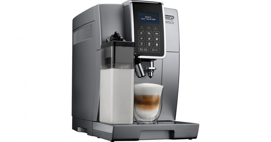 DeLonghi DeLonghi Dinamica ECAM 350.75.S, Vollautomat silber/schwarz silber, schwarz DeLonghi Dinamica ECAM 350.75.S, полностью автоматический серебристый/черный