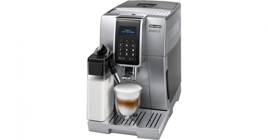 DeLonghi DeLonghi Dinamica ECAM 350.75.S, Vollautomat silber/schwarz silber, schwarz DeLonghi Dinamica ECAM 350.75.S, полностью автоматический серебристый/черный