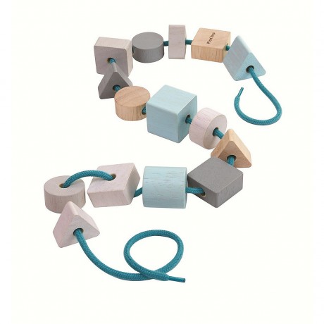 PLANTOYS Fadelspiel Geo Perlen-Schnure Fadelspiele Игра с нанизыванием Гео нити из бисера Игры с нанизыванием