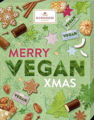 Niederegger Merry Vegan Xmas Adventskalender 2026 300 g, Niederegger веганский адвент-календарь Merry Vegan Xmas 2026 с марципаном и шоколадными конфетами, 24 шт., 300 г