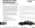 Franzis Porsche 911 Turbo Adventskalender 2026, Franzis Porsche 911 Turbo Модельный адвент-календарь 2026 с автомобилем 1:43 и книгой, от 14 лет